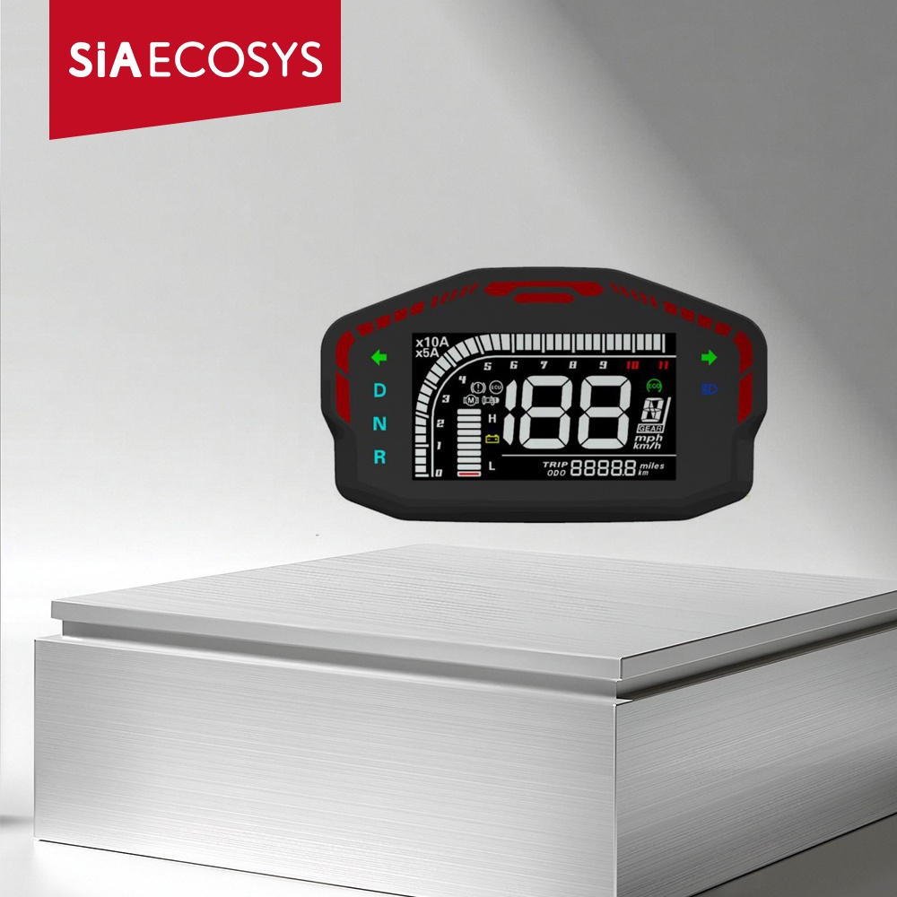 Kelly Kls7230S Controller - SIAECOSYS DKD LCDスピードメーターディスプレイ CAN/LIN通信対応 Votolコントローラー用オプション LCD計器