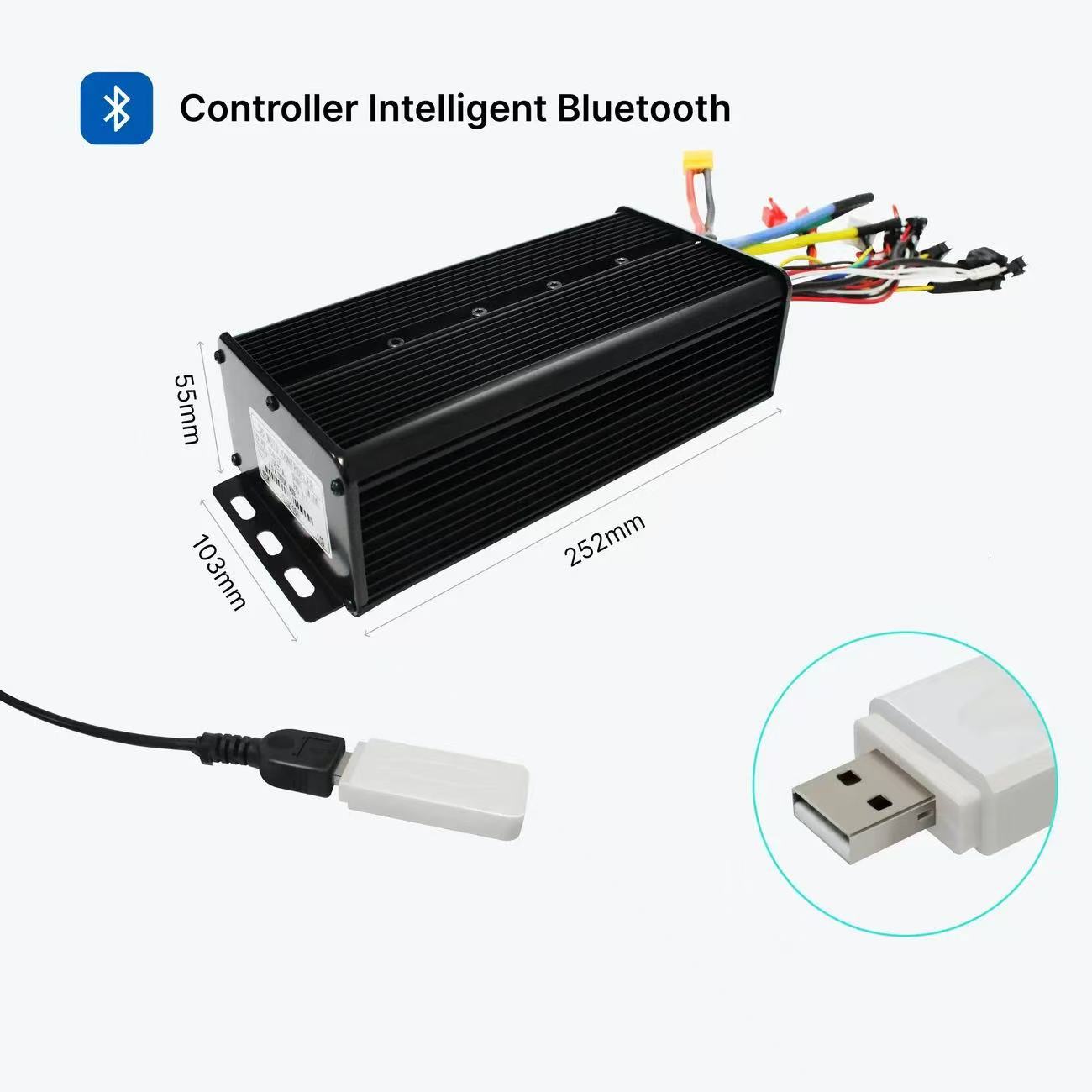 電動自転車・スクーター・バイク用 48V-72V 5000W - 72V 100A Sabvoton Controller のレビューと価格