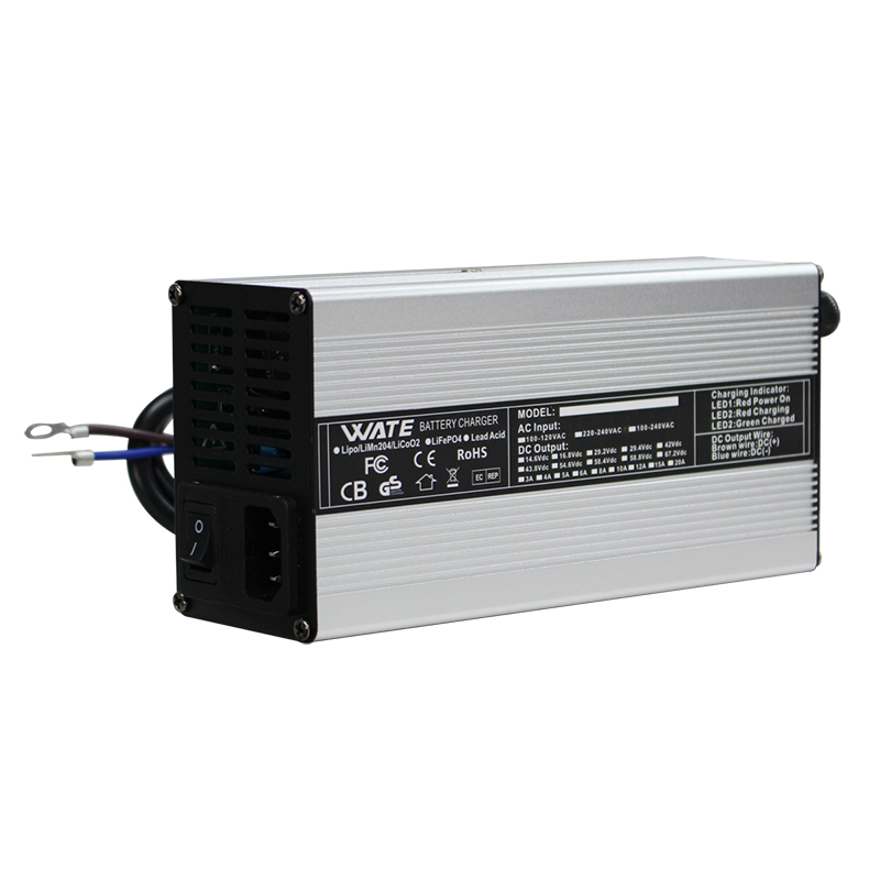 58.4V 12A LiFePO4 バッテリー充電器米ドル  - 84V 20A Smart Charger のレビューと価格